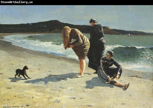 Winslow Homer Eaglehead,Manchester,Massachusetts (High Tide:The Bathers) (mk44)
